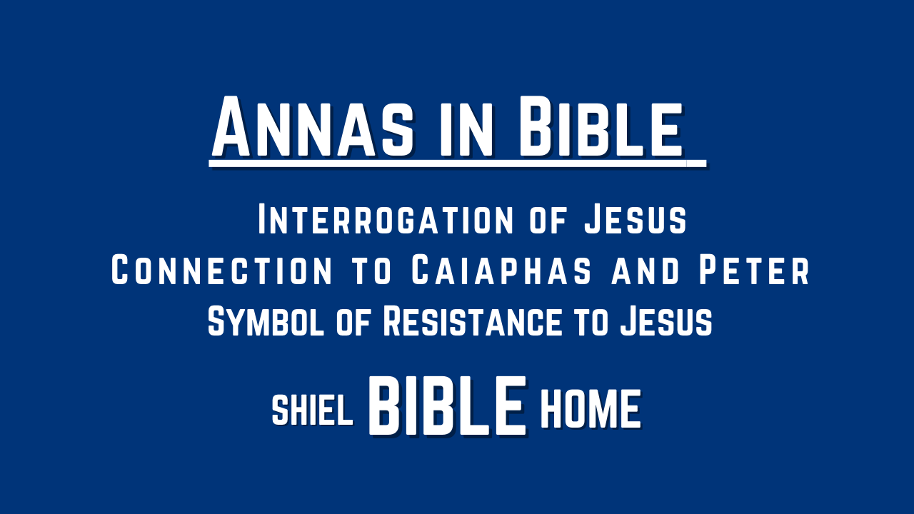 How To Pronounce Annas From The Bible